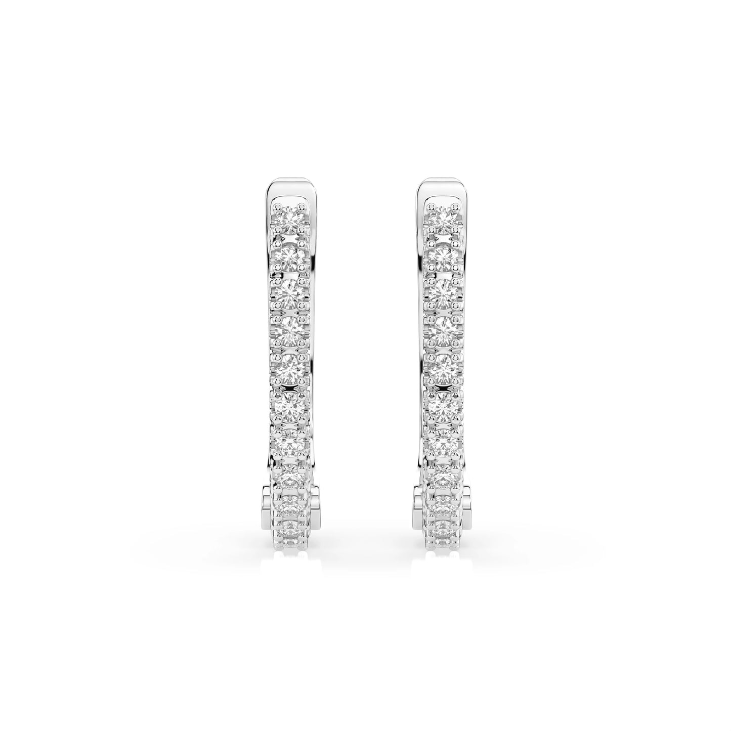 Eternity-Ohrringe (Rund), 0.18 ct — 102-10076