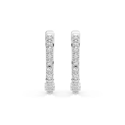 Eternity-Ohrringe (Rund), 0.18 ct — 102-10076