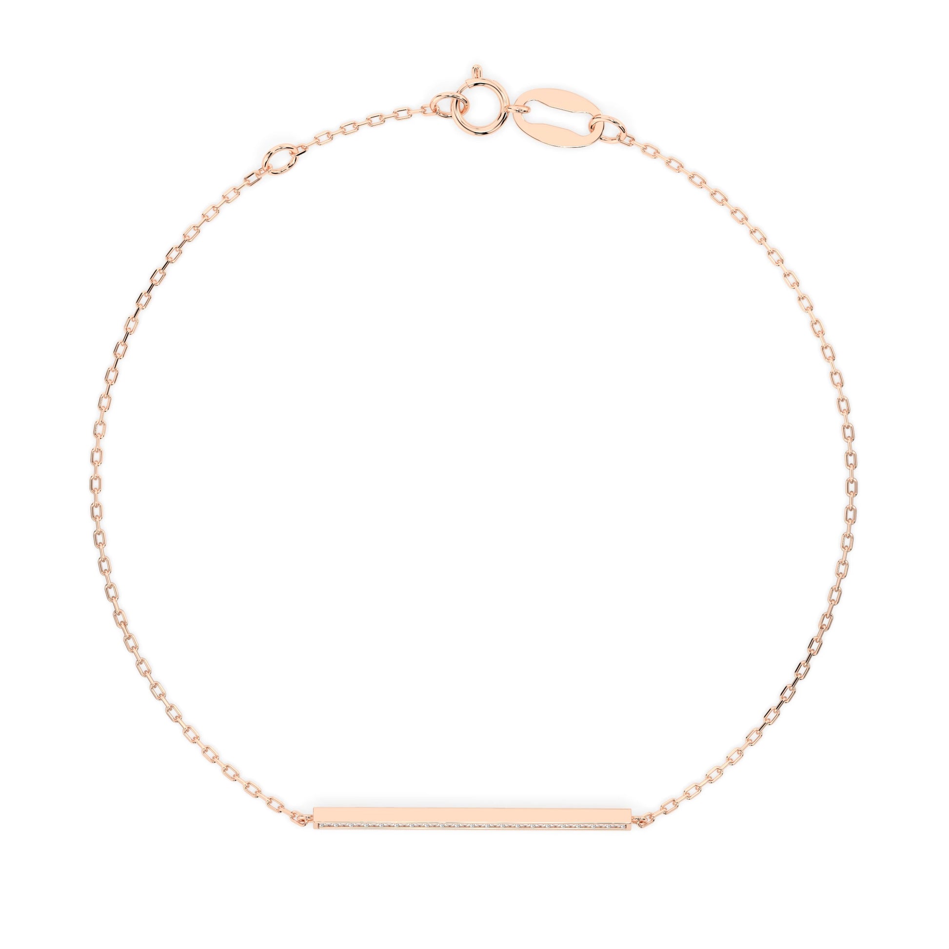 Minimalismus-Armband (Rund), 0.1 ct — 105-10017