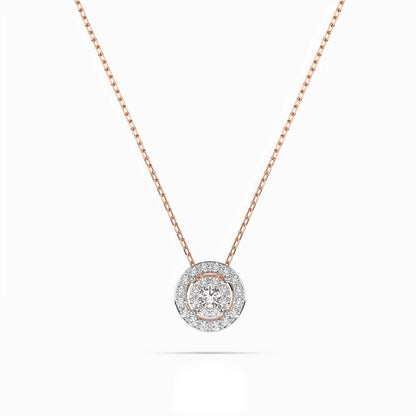 Illusion-Halskette (Rund), 0.06 ct — 104-10002(2.5)