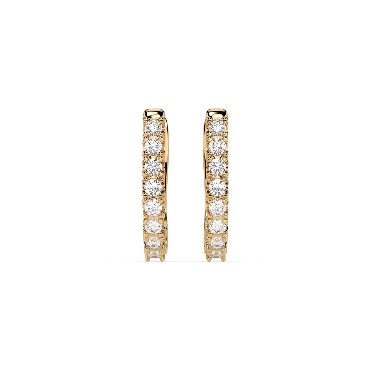 Eternity-Ohrringe (Rund), 0.32 ct — 102-10044/2