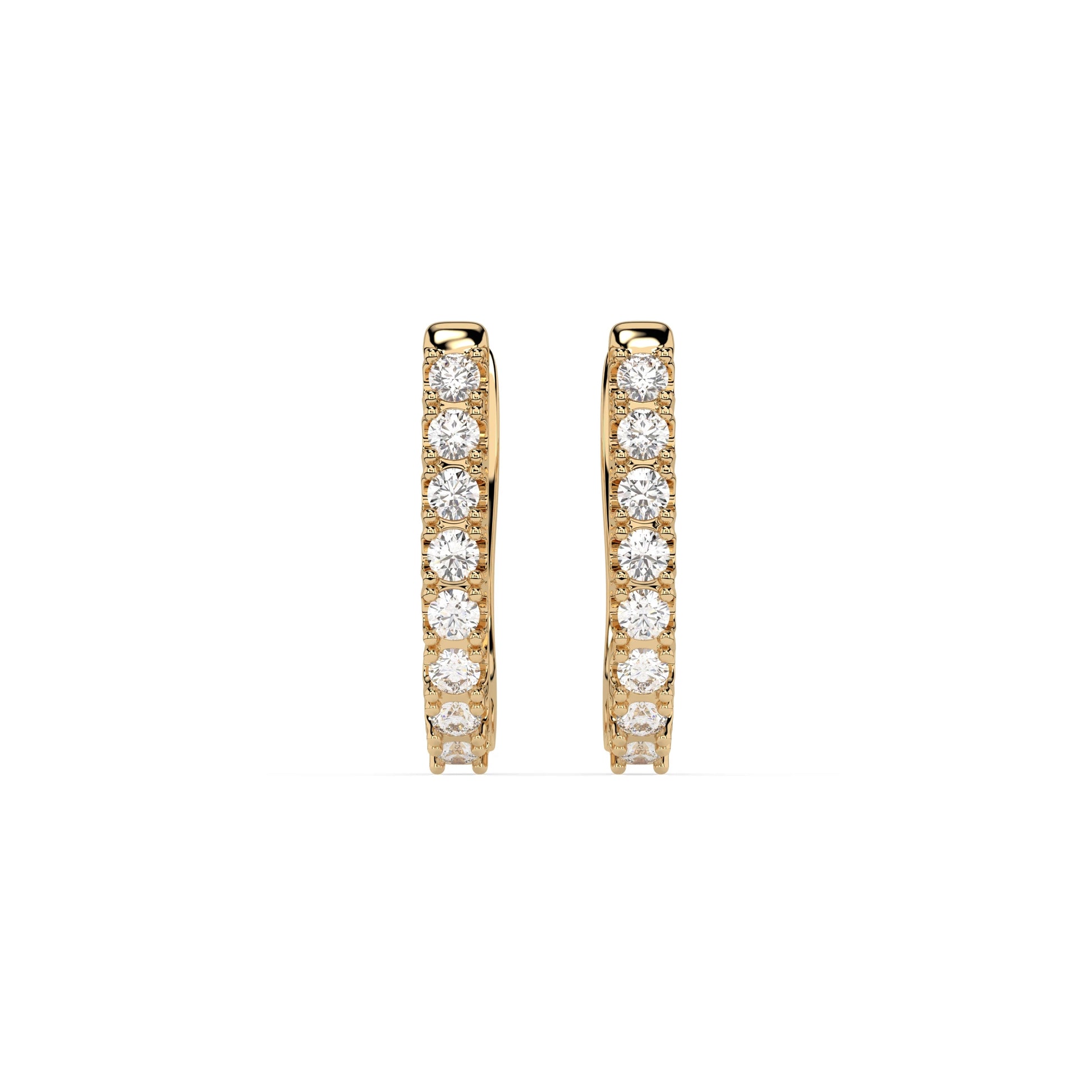 Eternity-Ohrringe (Rund), 0.32 ct — 102-10044/2