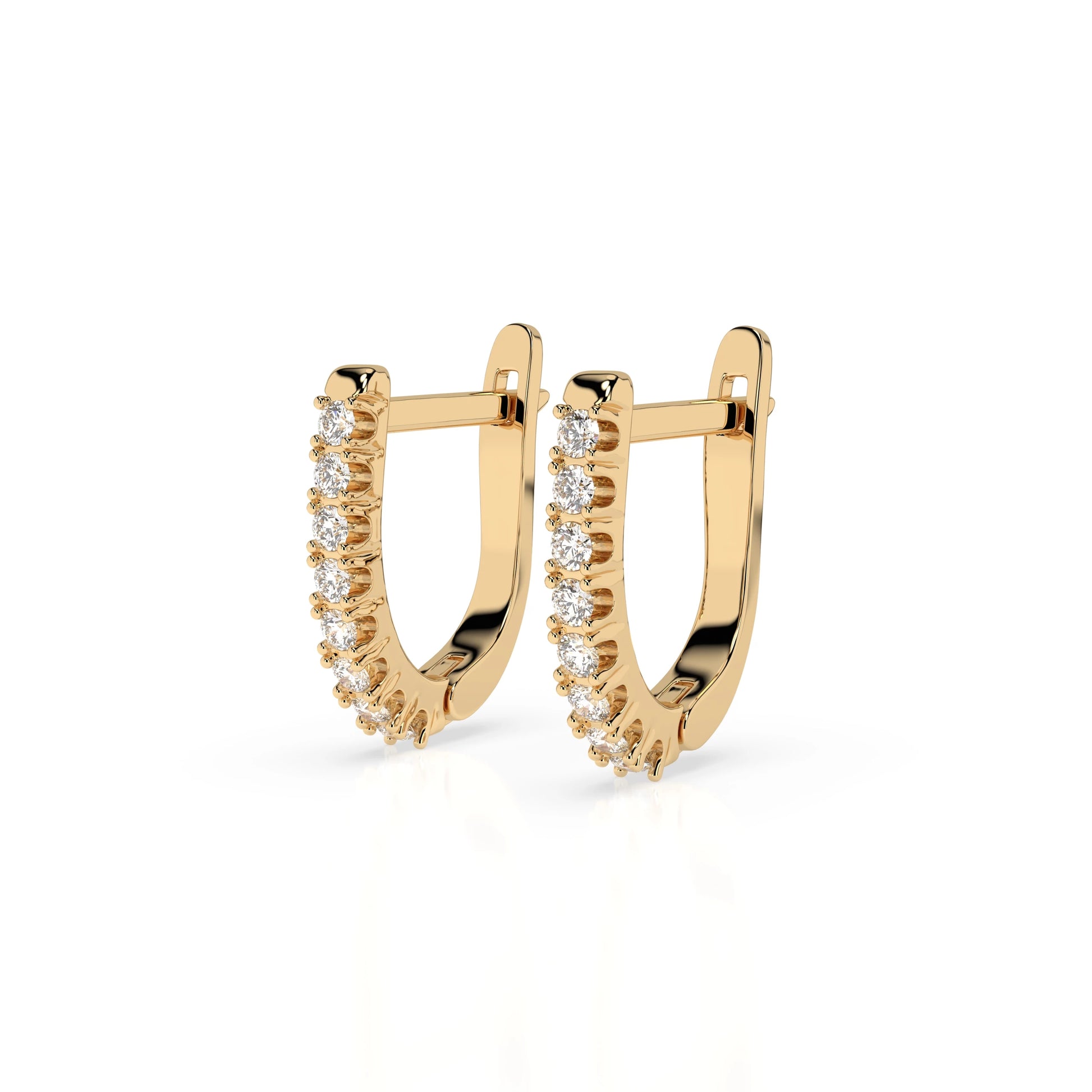 Eternity-Ohrringe (Rund), 0.32 ct — 102-10044/2