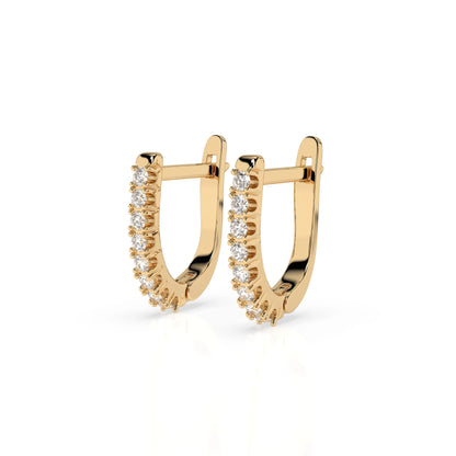 Eternity-Ohrringe (Rund), 0.32 ct — 102-10044/2