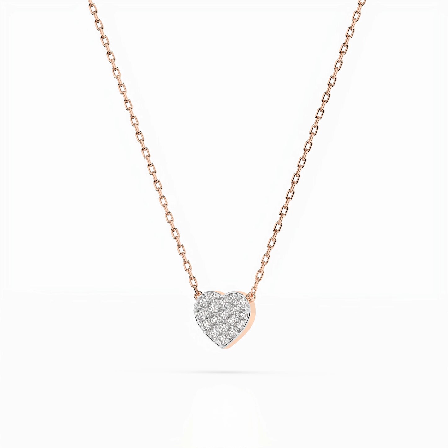 Illusion-Halskette (Rund), 0.09 ct — 104-10059