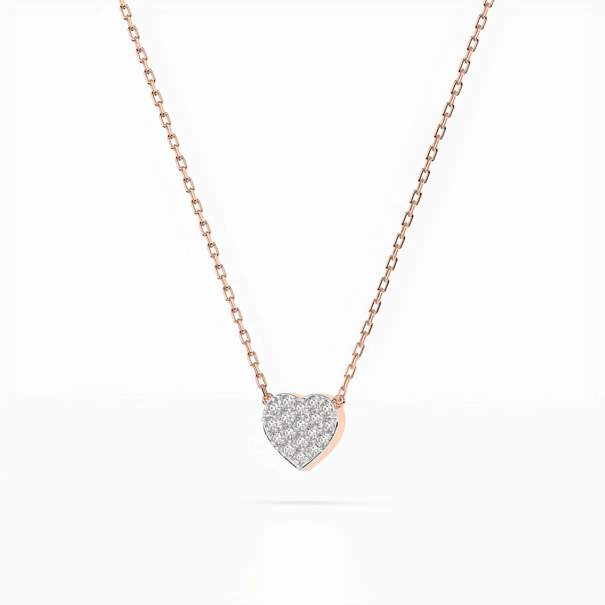 Illusion-Halskette (Rund), 0.09 ct — 104-10059