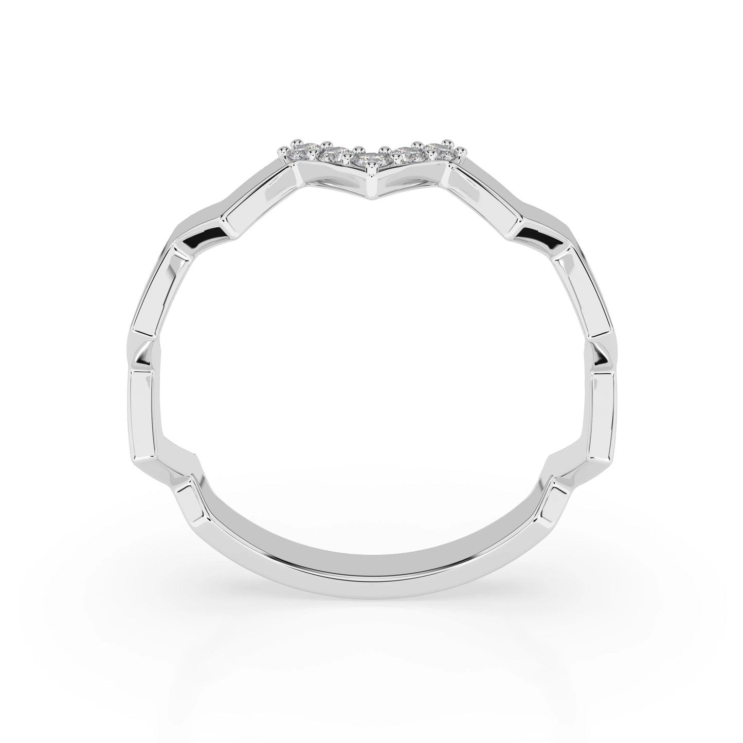 Minimalismus-Ring (Rund), 0.05 ct — 101-10162/1