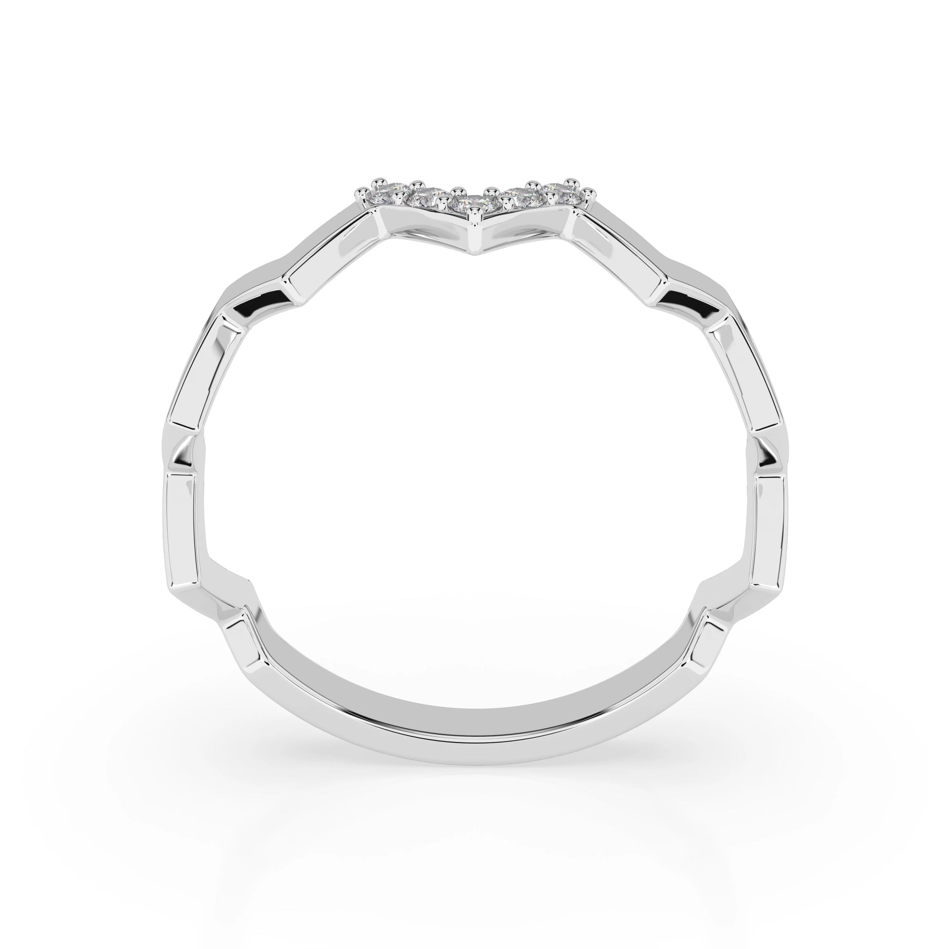 Minimalismus-Ring (Rund), 0.05 ct — 101-10162/1