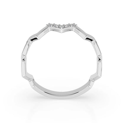Minimalismus-Ring (Rund), 0.05 ct — 101-10162/1