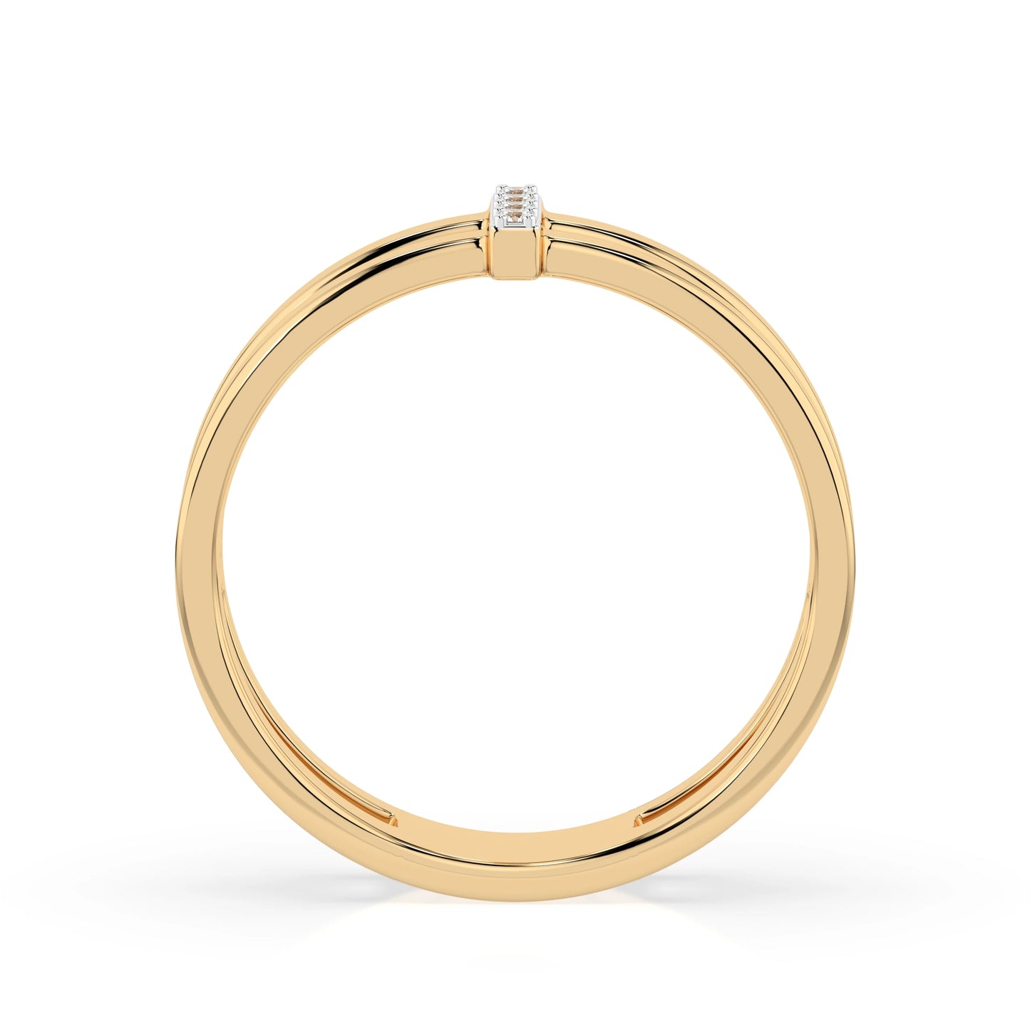 Minimalismus-Ring (Rund), 0.04 ct — 101-10069