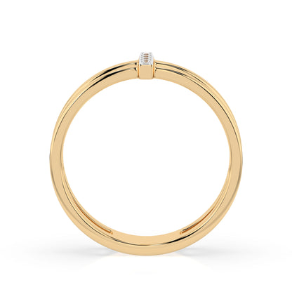 Minimalismus-Ring (Rund), 0.04 ct — 101-10069