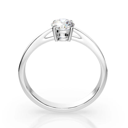 Solitär-Ring (Rund), 0.5 ct — 101-10012/1(5.1)