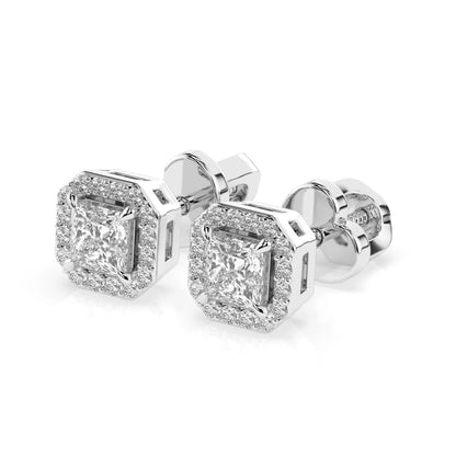 Solitär-Eternity-Ohrringe (Prinzess), 0.34 ct — 102-10115(3.0)PR