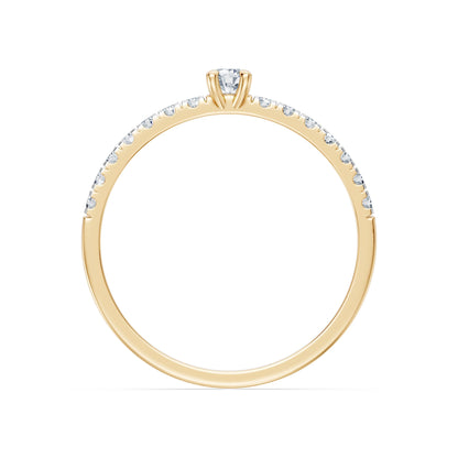 Solitär-Eternity-Ring, 0.09 ct — 101-10126/1(2.8)