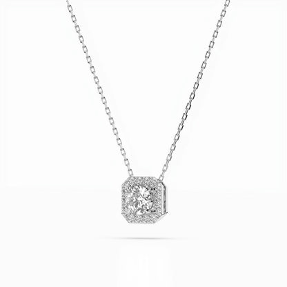 Solitär-Eternity-Halskette (Rund), 0.2 ct — 104-10042(3.7)