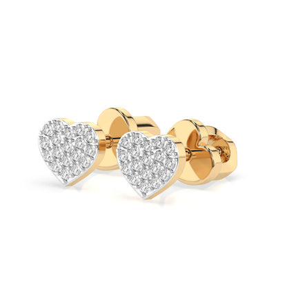 Illusion-Ohrringe (Rund), 0.18 ct — 102-10097