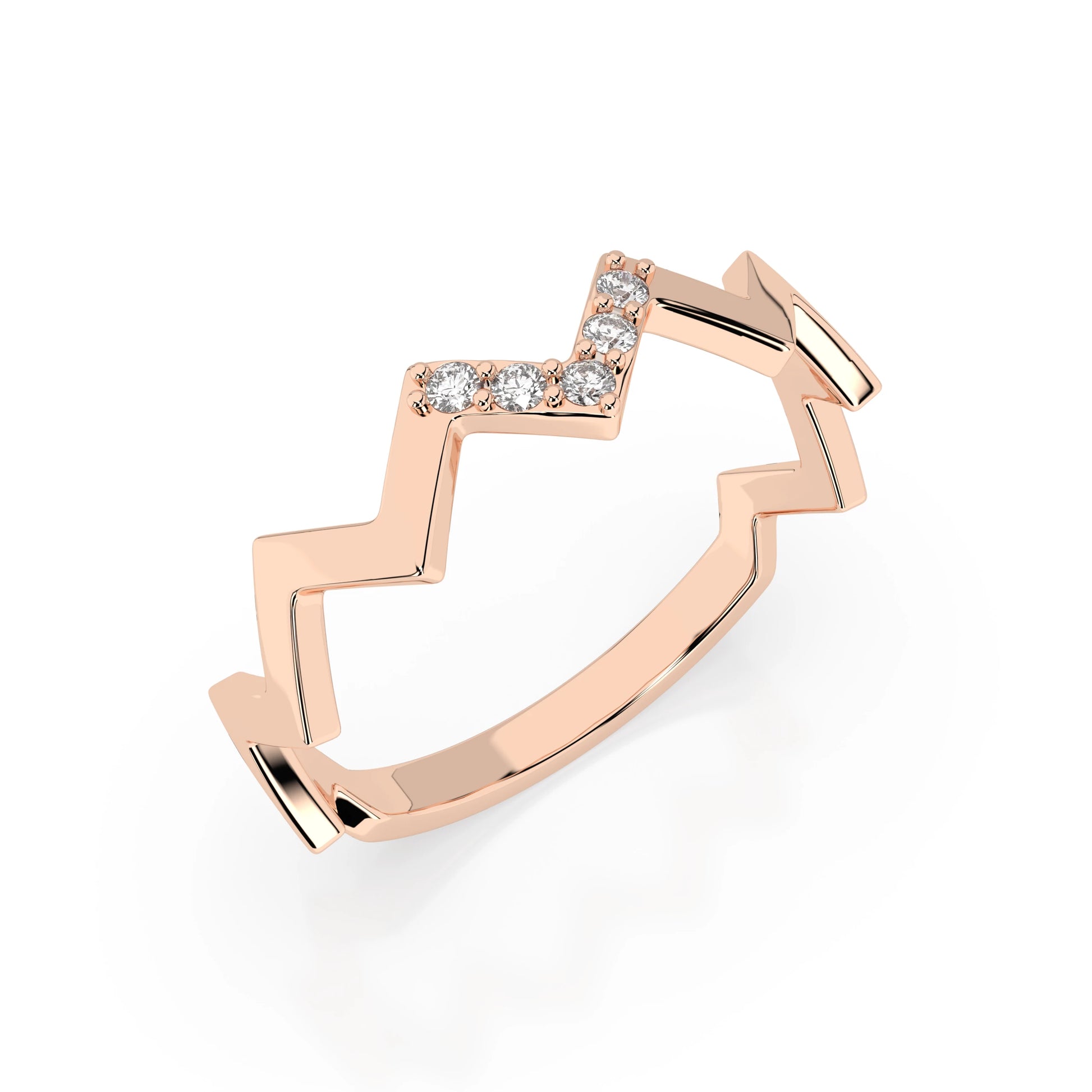 Minimalismus-Ring (Rund), 0.05 ct — 101-10162/1