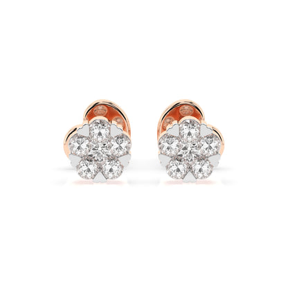 Illusion-Ohrringe (Rund), 0.03 ct — 102-10015/2(1.5)