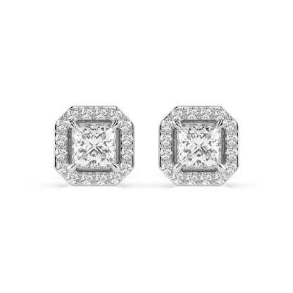 Solitär-Eternity-Ohrringe (Prinzess), 0.34 ct — 102-10115(3.0)PR