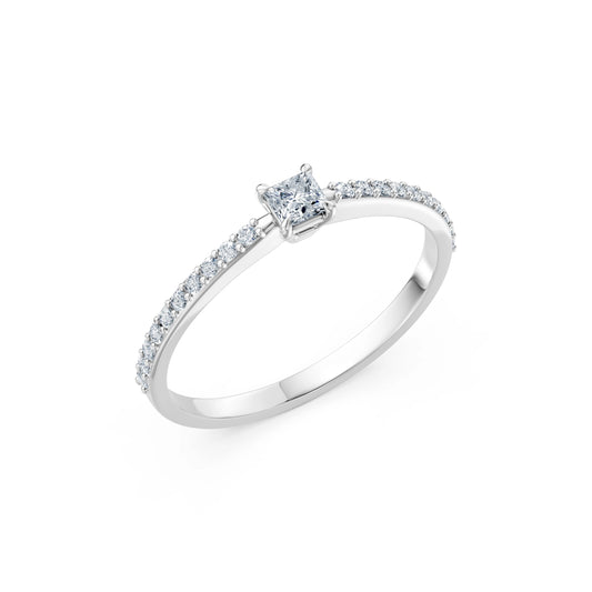 Solitär-Ring, 0.17 ct — 101-10116/2(3.0)PR