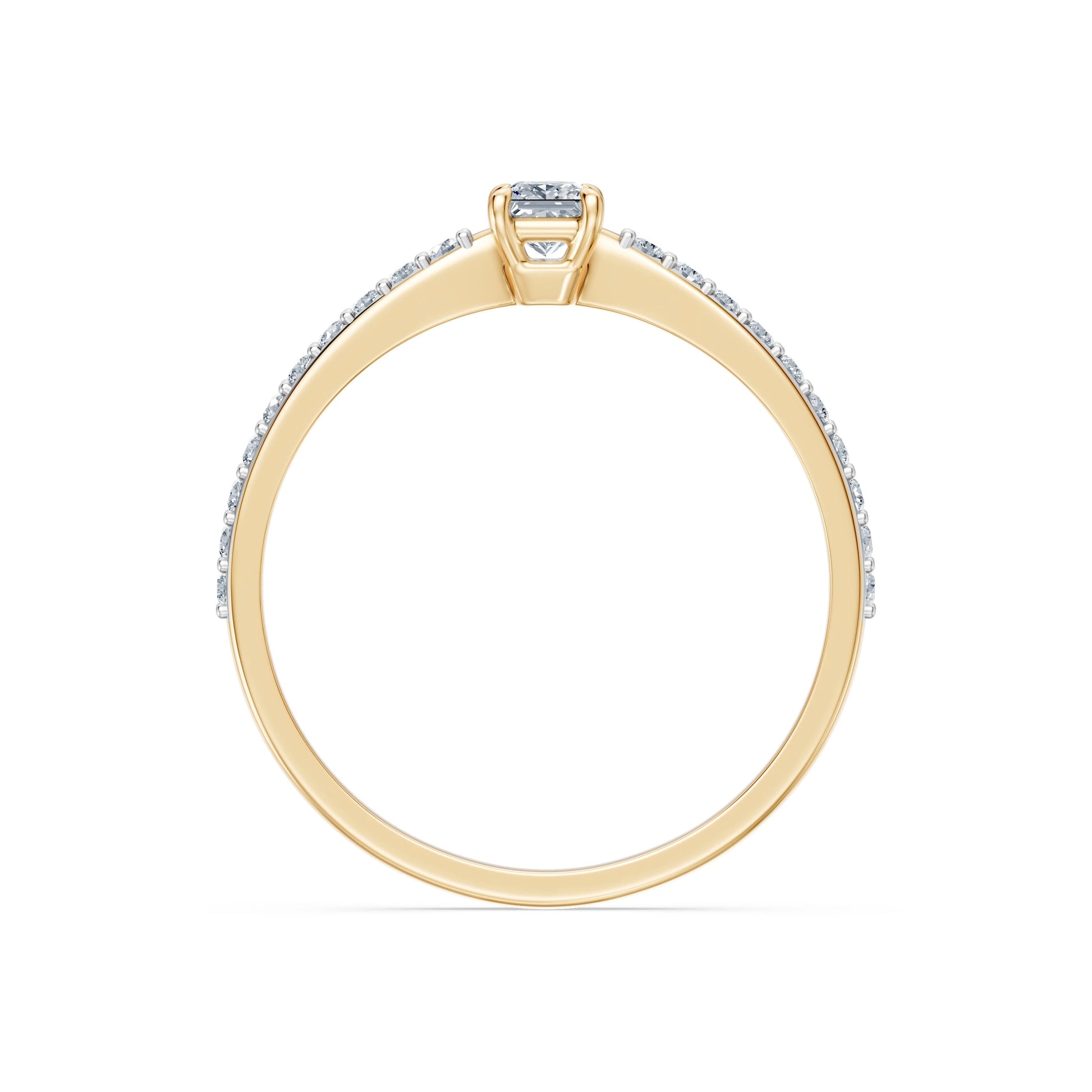 Solitär-Ring, 0.17 ct — 101-10116/2(3.0)PR