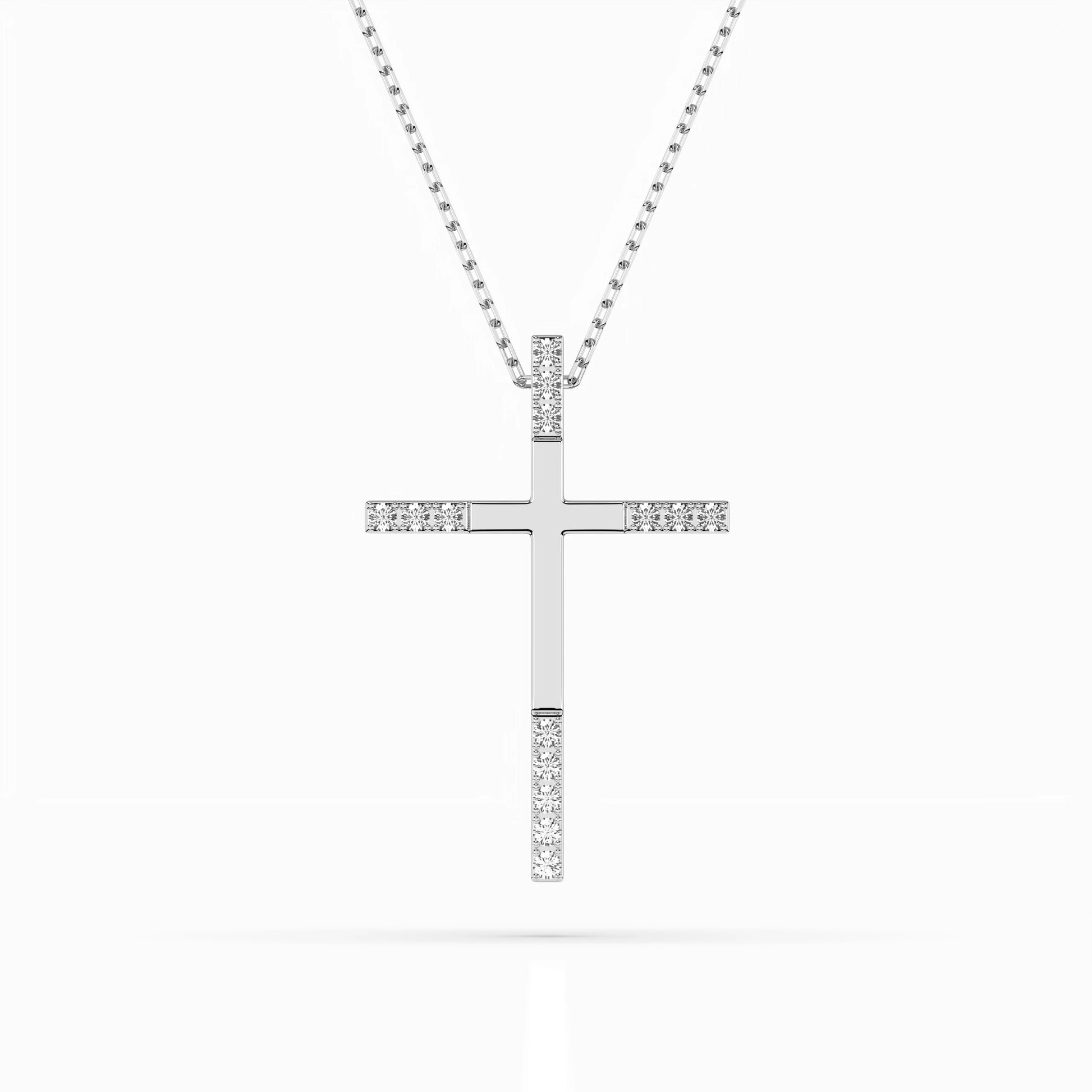 Minimalismus-Halskette (Rund), 0.08 ct — 104-10016