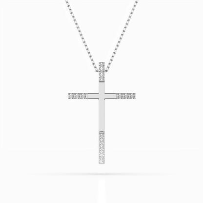 Minimalismus-Halskette (Rund), 0.08 ct — 104-10016
