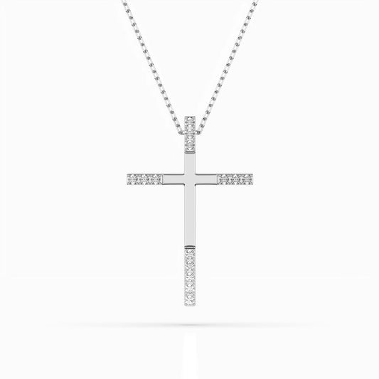 Minimalismus-Halskette (Rund), 0.08 ct — 104-10016