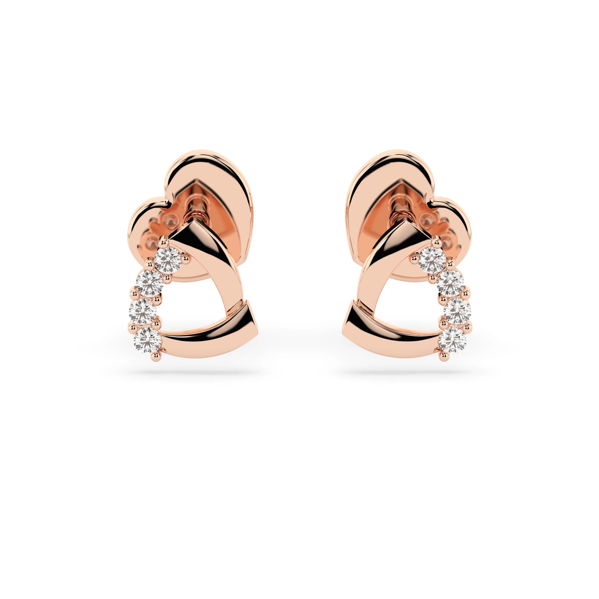 Minimalismus-Ohrringe (Rund), 0.05 ct — 102-10061