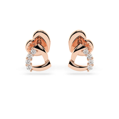 Minimalismus-Ohrringe (Rund), 0.05 ct — 102-10061