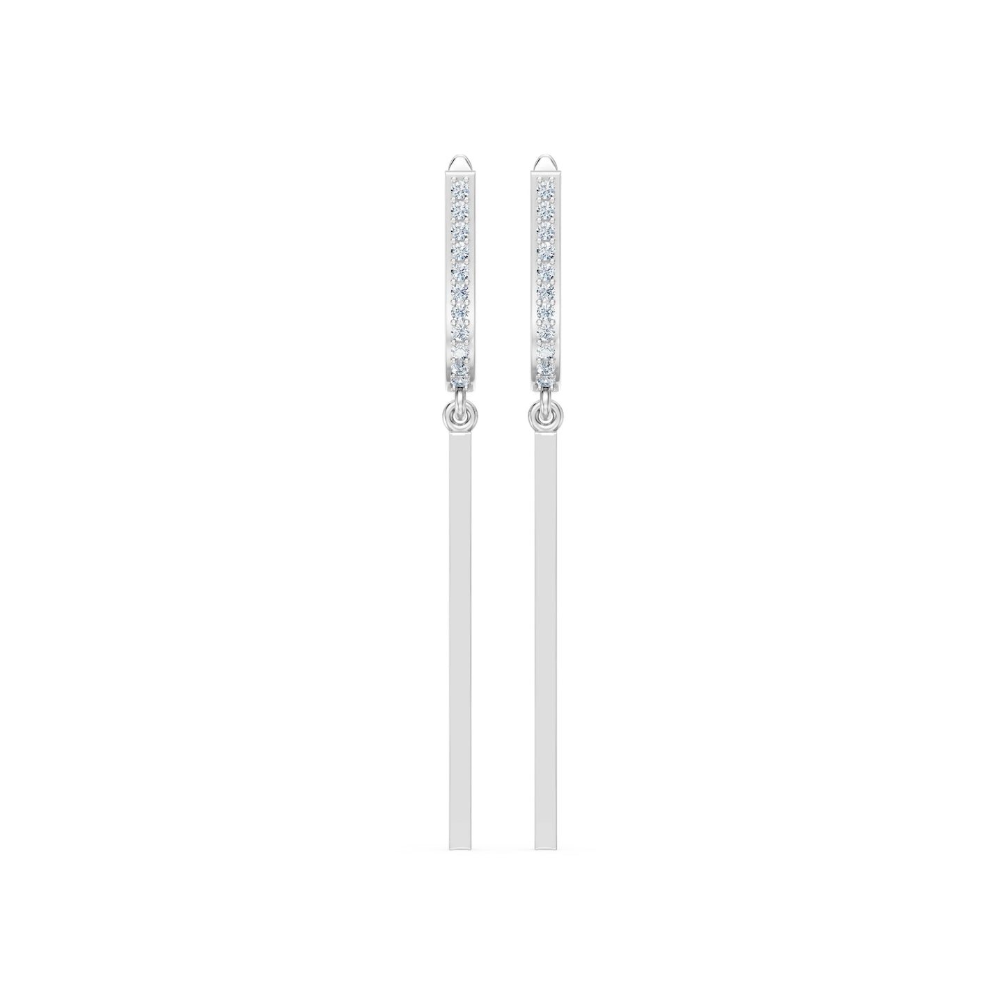Minimalismus-Ohrringe, 0.13 ct — 102-10129/3