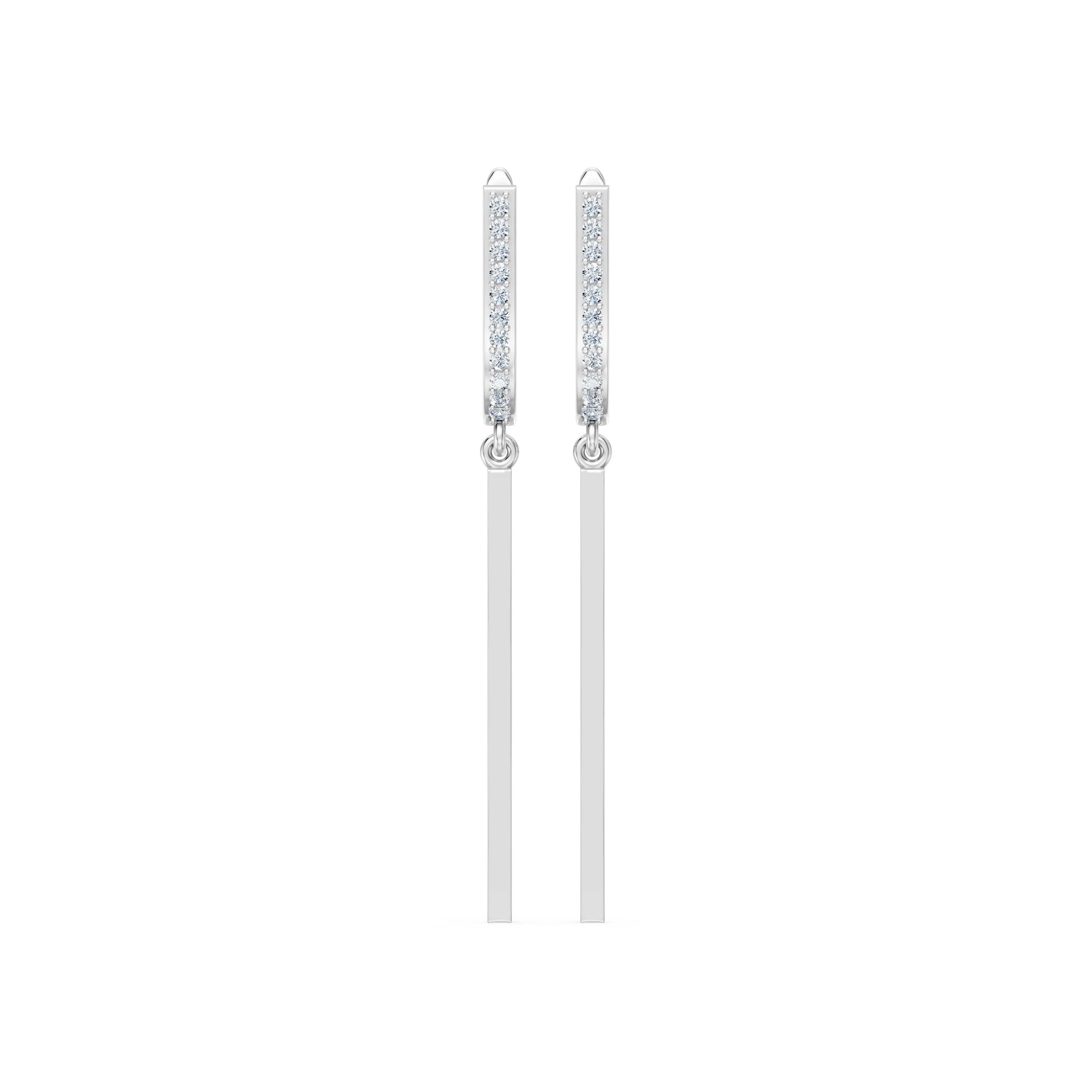 Minimalismus-Ohrringe, 0.13 ct — 102-10129/3