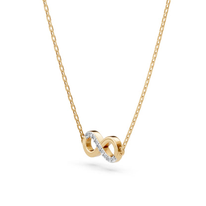Minimalismus-Halskette (Rund), 0.05 ct — 104-10072