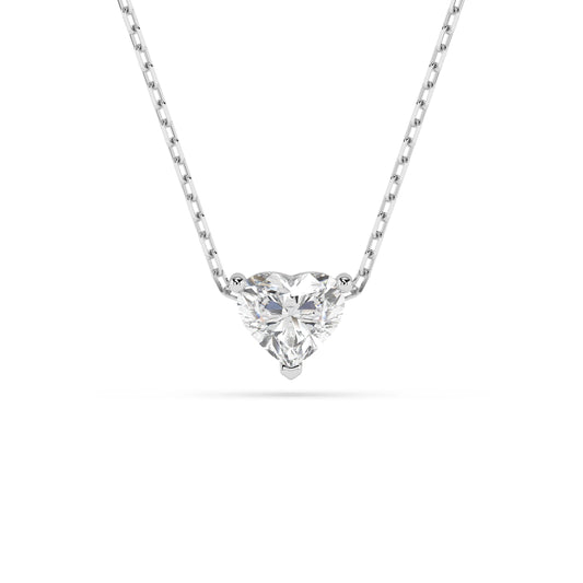 Solitär-Halskette (Herz), 0.3 ct — 104-10066(0.30)HRT
