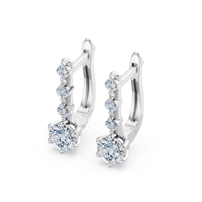 Solitär-Eternity-Ohrringe, 0.6 ct — 102-10144(4.2)