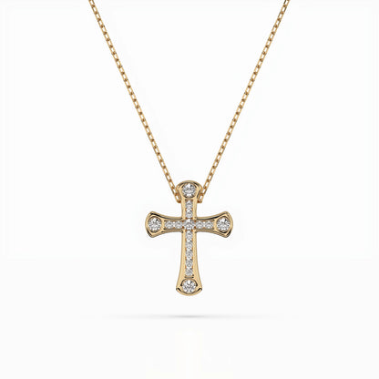 Minimalismus-Halskette (Rund), 0.06 ct — 104-10009