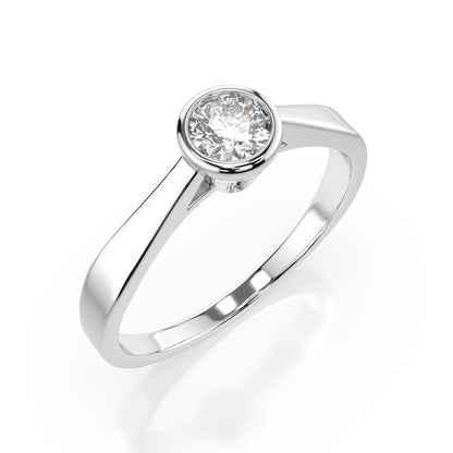 Solitär-Ring (Rund), 0.3 ct — 101-10010(4.2)