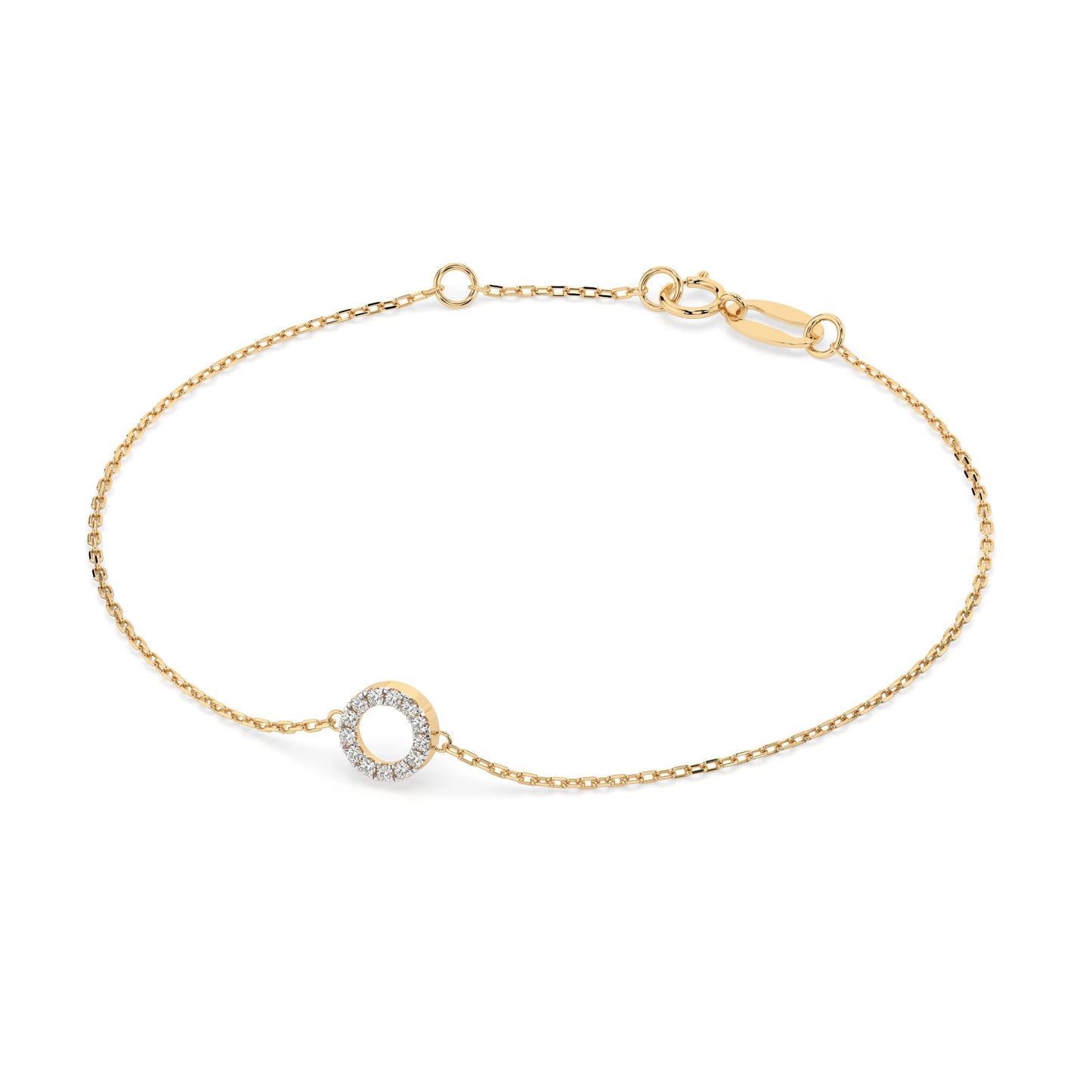 Minimalismus-Armband (Rund), 0.07 ct — 105-10015