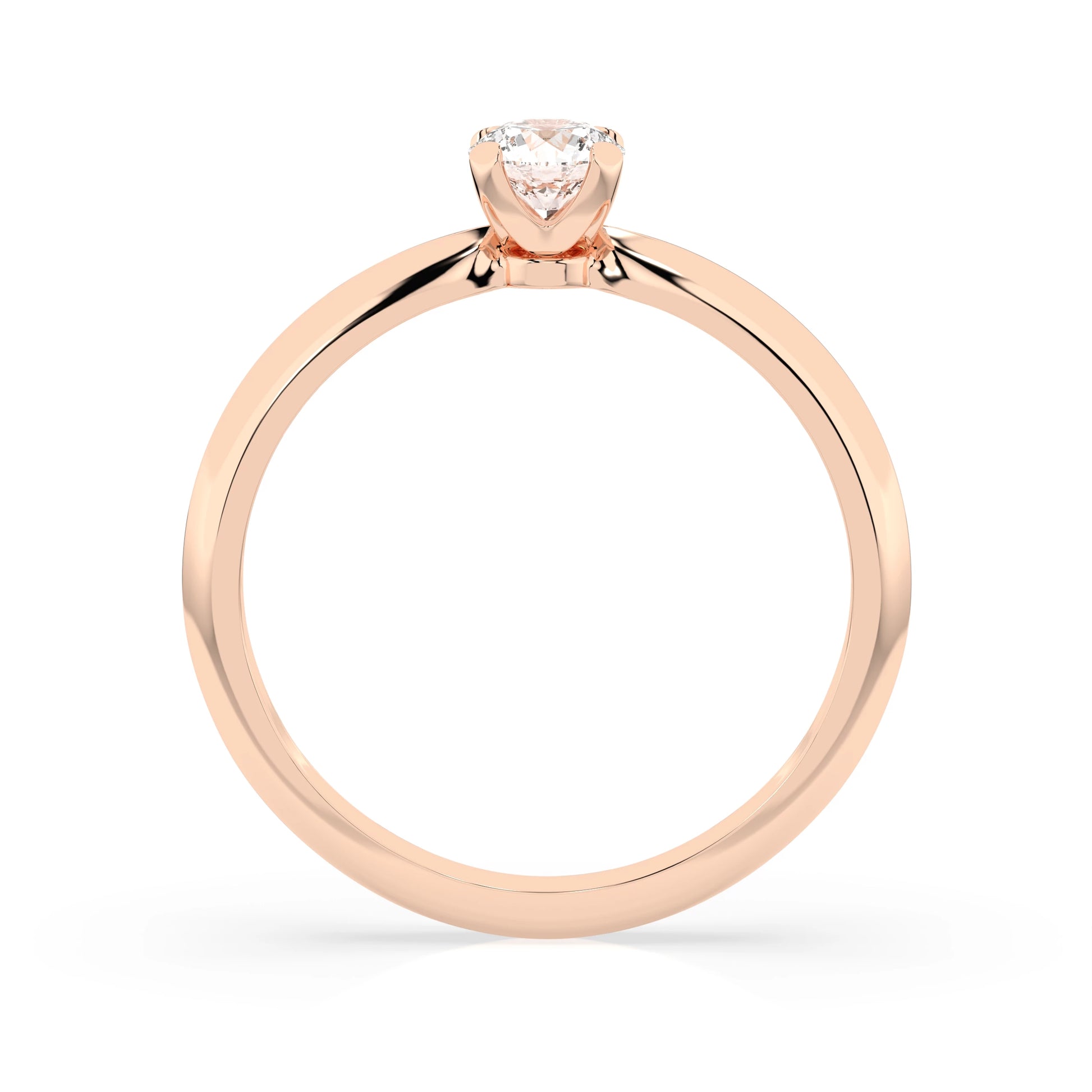 Solitär-Ring (Rund), 0.25 ct — 101-10089(4.0)