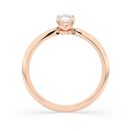 Solitär-Ring (Rund), 0.25 ct — 101-10089(4.0)