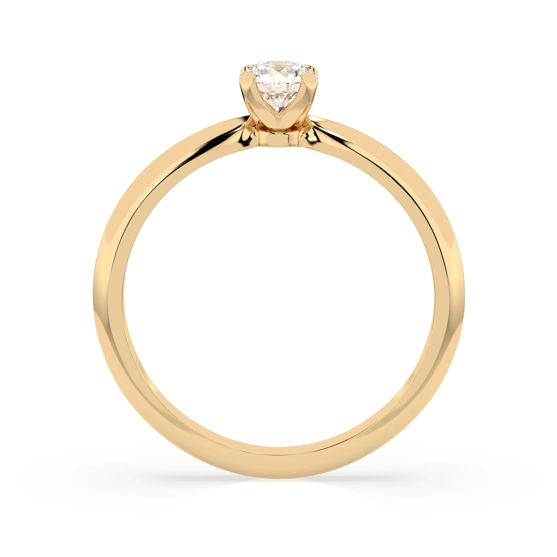 Solitär-Ring (Rund), 0.25 ct — 101-10089(4.0)