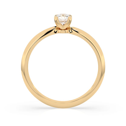 Solitär-Ring (Rund), 0.25 ct — 101-10089(4.0)
