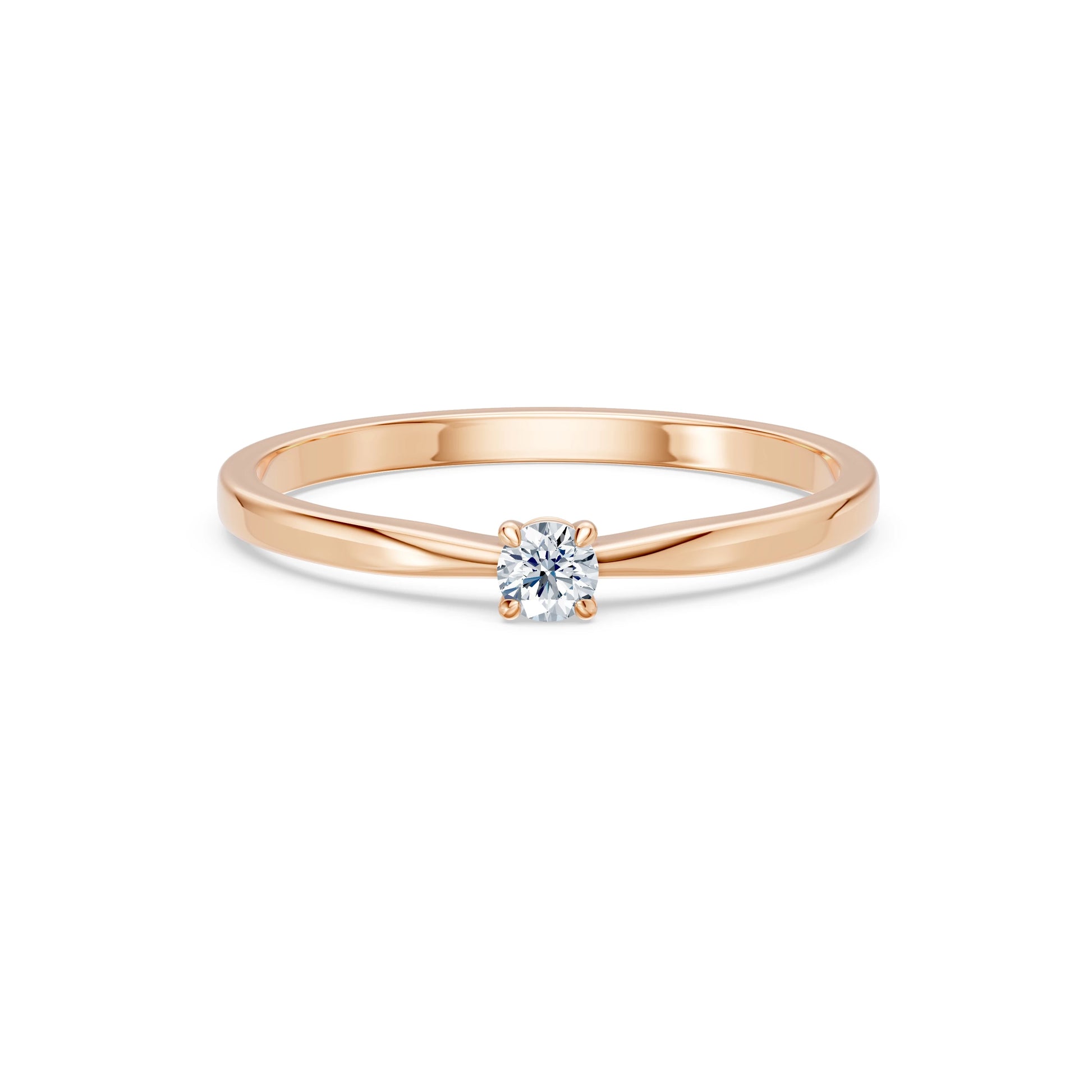 Solitär-Ring, 0.1 ct — 101-10116(3.0)