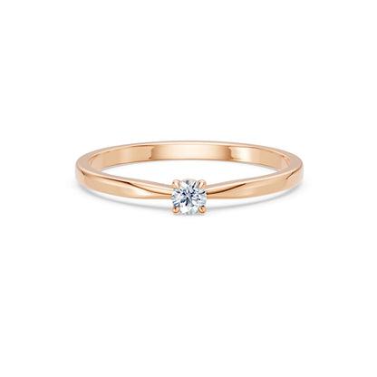 Solitär-Ring, 0.1 ct — 101-10116(3.0)