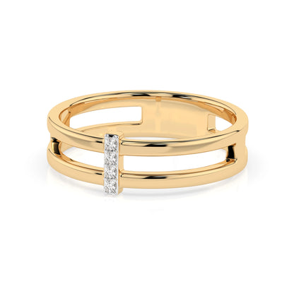 Minimalismus-Ring (Rund), 0.04 ct — 101-10069
