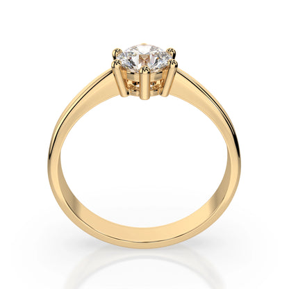 Solitär-Ring (Rund), 0.4 ct — 101-10151(4.7)