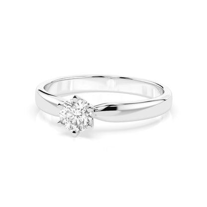 Solitär-Ring (Rund), 0.25 ct — 101-10040(4.0)