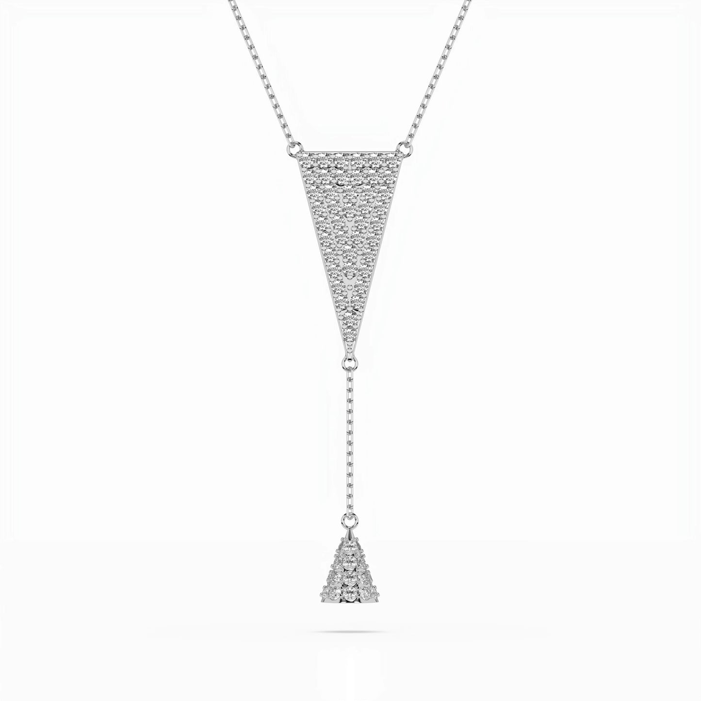 Minimalismus-Halskette (Rund), 0.41 ct — 104-10018/2