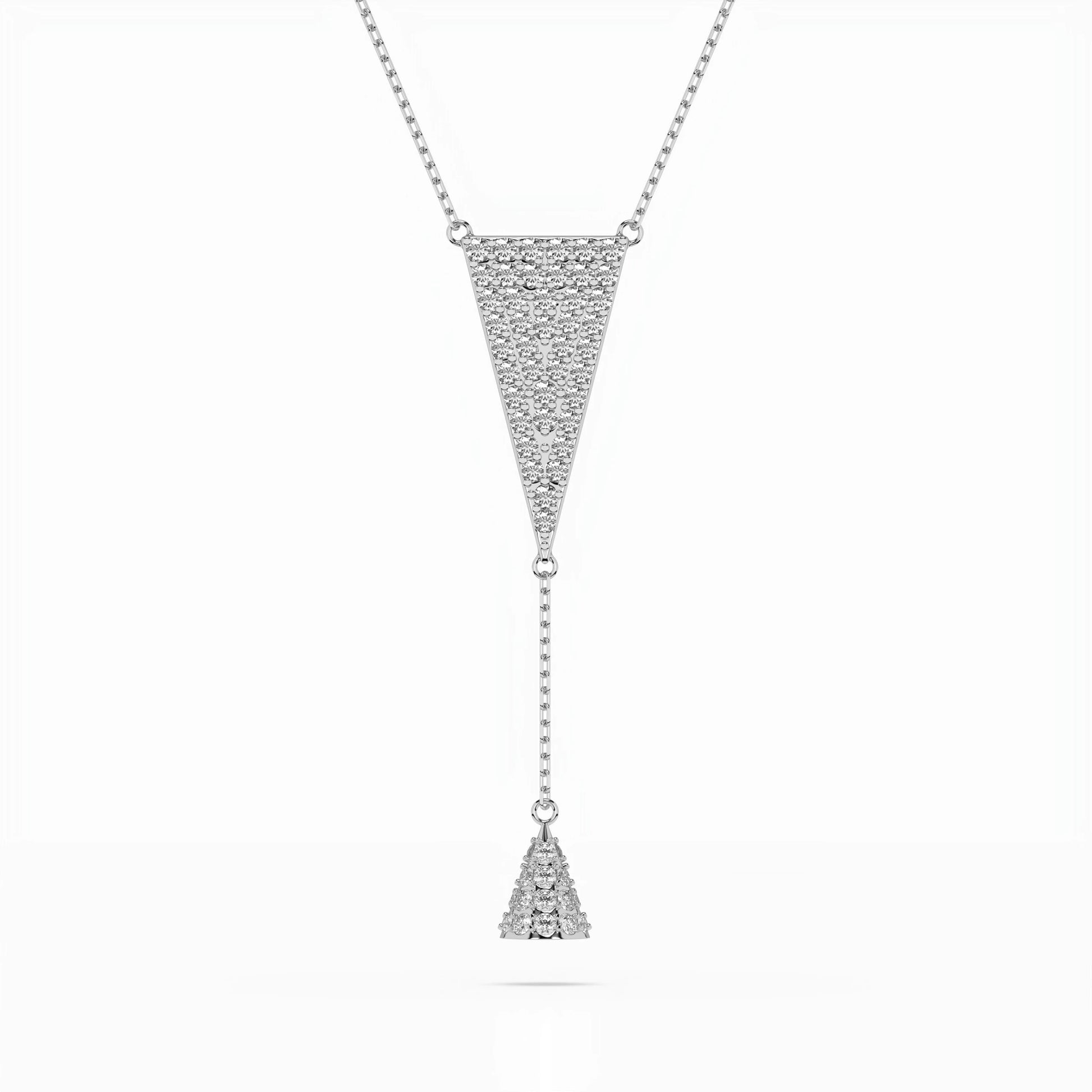 Minimalismus-Halskette (Rund), 0.41 ct — 104-10018/2