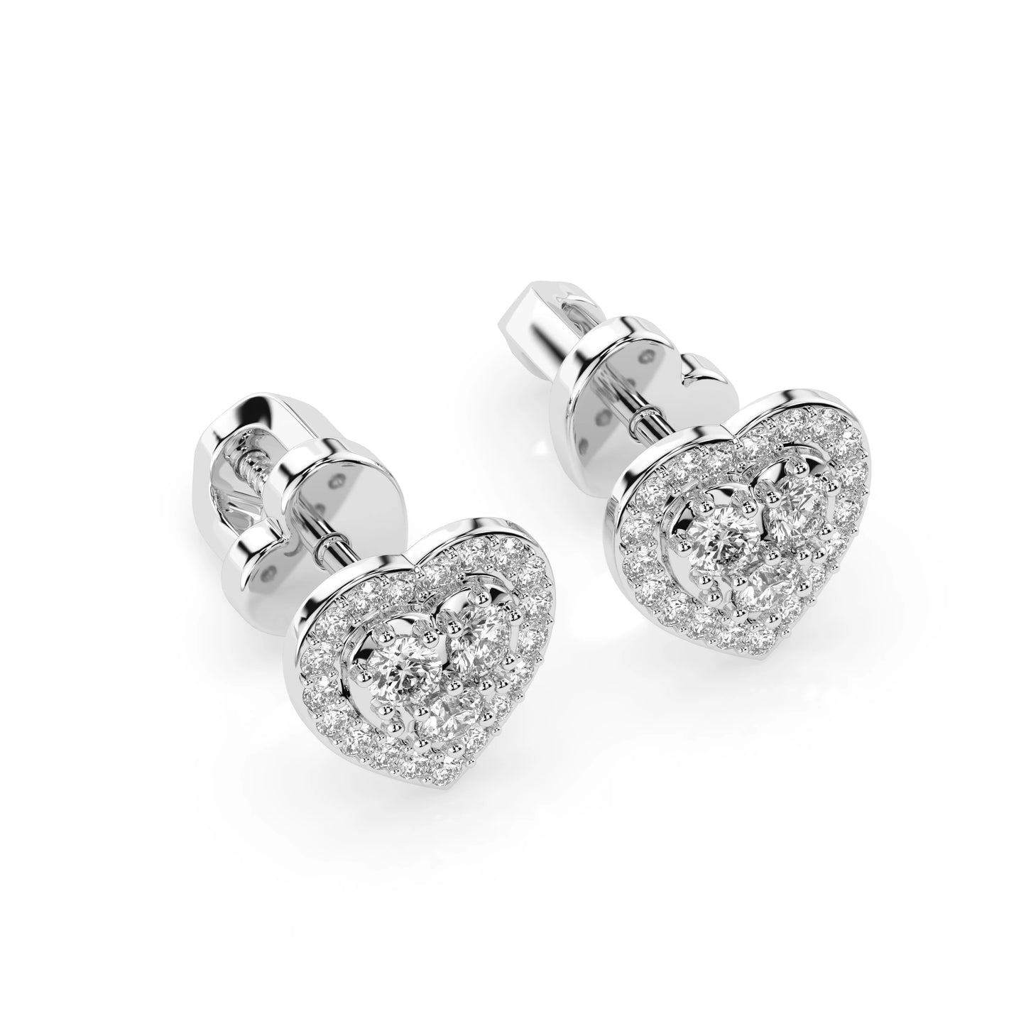 Illusion-Ohrringe (Rund), 0.17 ct — 102-10096